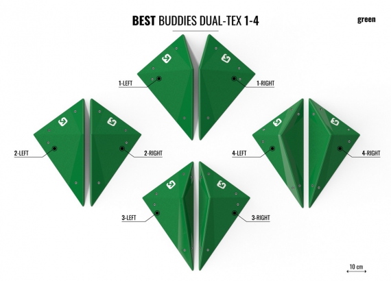 Best Buddies Dual-Tex Size Comparison bb