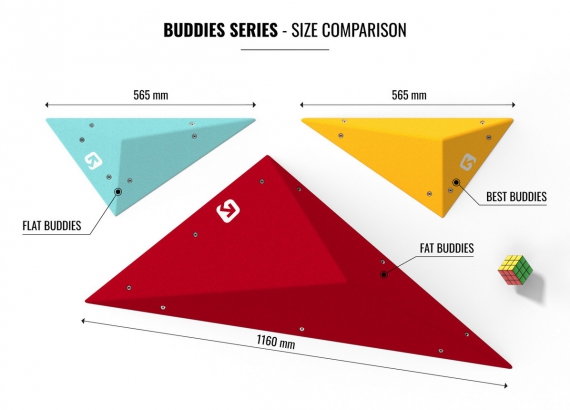 Buddies Size Comparison bb